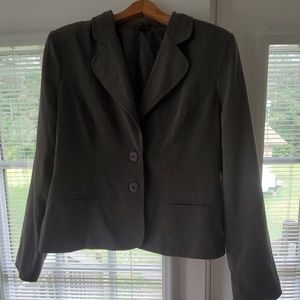 Grey suit jacket